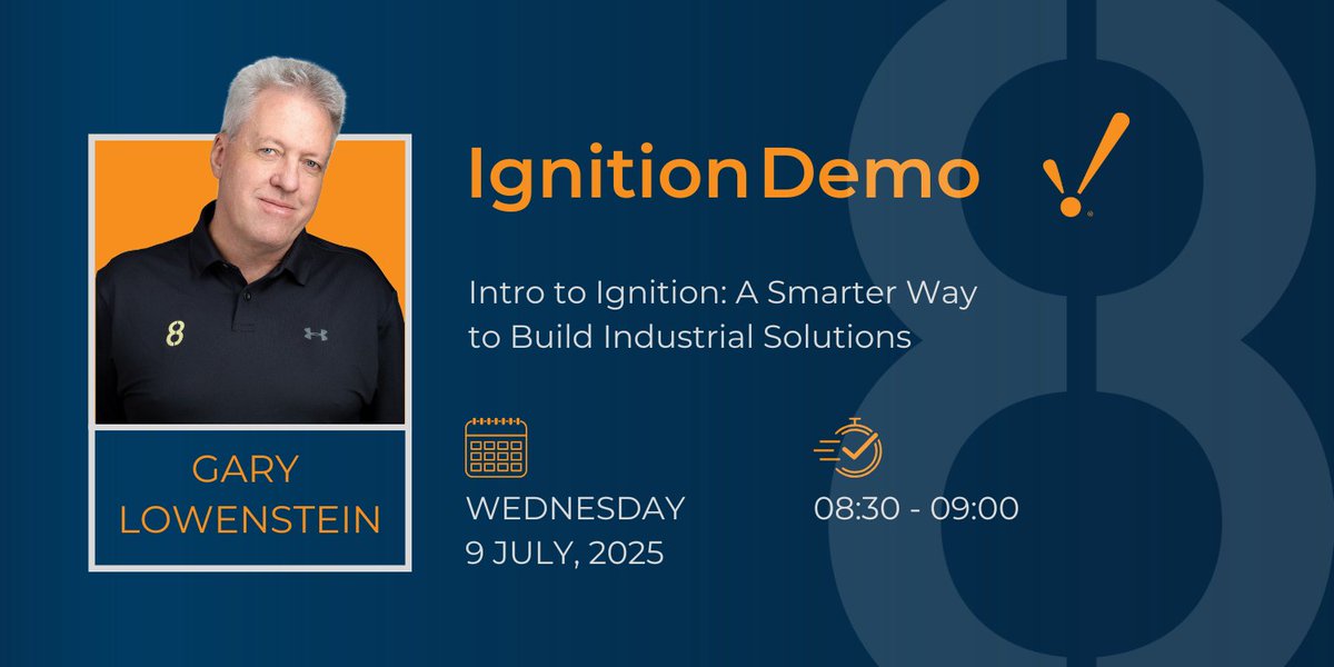 element8za's tweet photo. Want to see industrial-grade automation software set up in just minutes and not months?
Join Us for a Free Demo: Intro to Ignition
📍Register now → https://t.co/eqJHNc4jiI
#IIoT #Demo #IndustrialAutomation #IgnitionSCADA #engineers https://t.co/q4BfKE6WqF