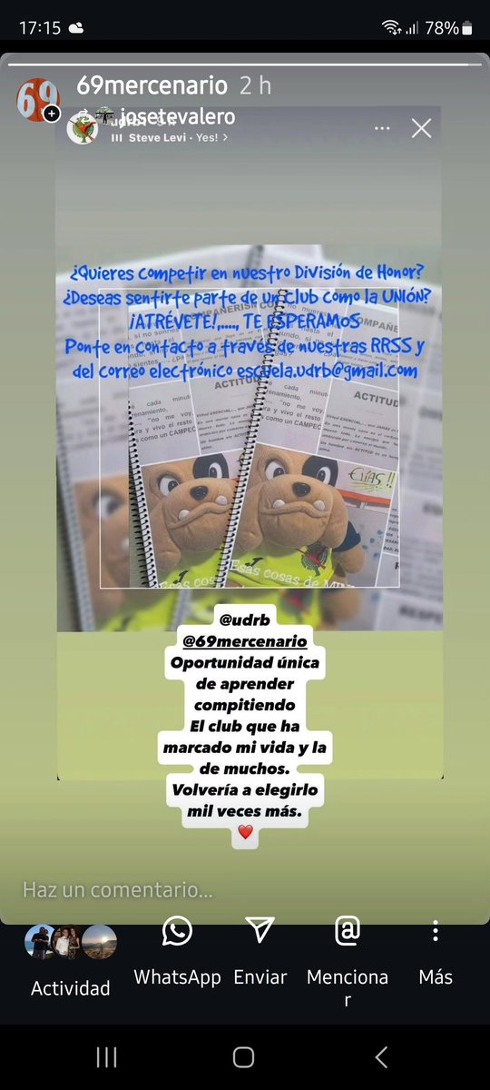 Incorpórate a nuestro Club y ten la oportunidad de jugar en un División de Honor Juvenil.
Solo prometemos TRABAJO, COMPROMISO, ESFUERZO, COMPETITIVIDAD Y MEJORA CONTINUA.
Ven a comprobar que esto no va sólo de COMPETIR al límite. 
Tú decides,..., ¡ESTO es la UNIÓN!