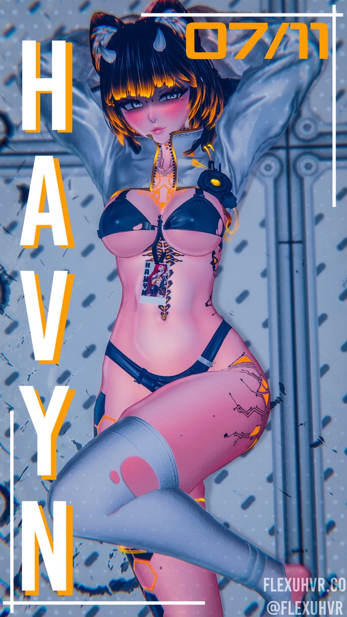 I am so happy to announce that after ~6 months 😅 of work, Havyn is releasing on 07/11 at 10AM (PST).
#FLXAvatar #VRChatPhotography