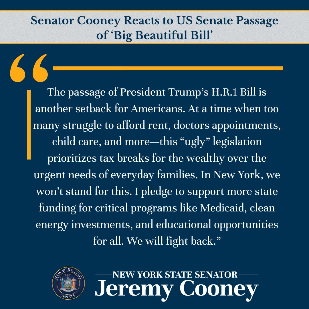 My reaction to the US Senate's passage of the "'Big Beautiful Bill’👇🏾