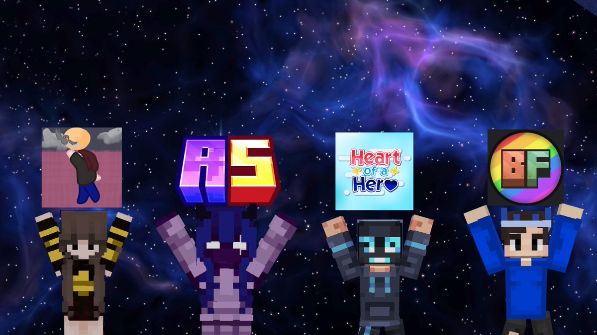 Hey! I am hosting a event with not only <a href="/astra_smp/">★–• Astra SMP -•</a> (which I've been trying to do since s1) but with <a href="/HeartOfAHer0_/">Heart Of A Hero</a> and <a href="/BlockFestMC/">BlockFest</a>! This will be on the 26th july at 1PM EST 6PM EST! 
TEAM ANNOUNCEMENTS IN A FEW DAYS!!