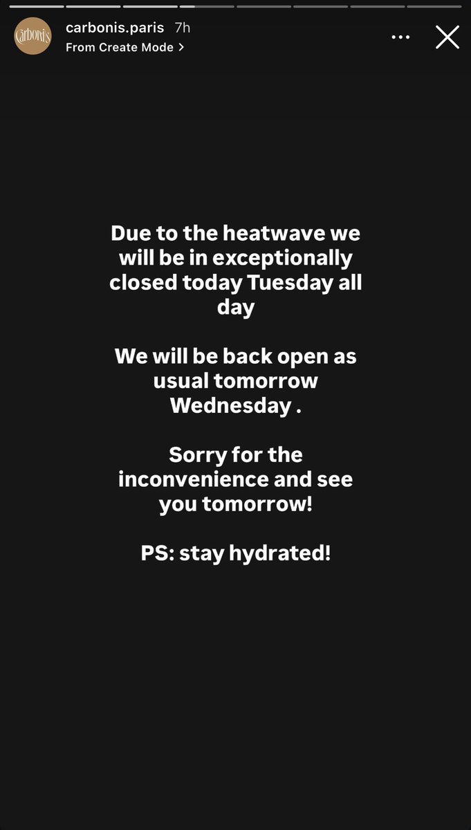 cheepo2109's tweet image. cafes and coffee shops in paris had to close down today due to heatwave 

if only we had a solution for this problem 👀 ❄️ 💨
