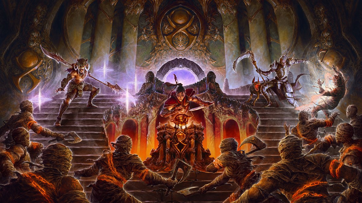Diablo's tweet image. Shroud your screens in the Sins of the Horadrim 🕯️
Get high-quality backgrounds for all your devices, right here:
blizz.ly/3WshJ6k