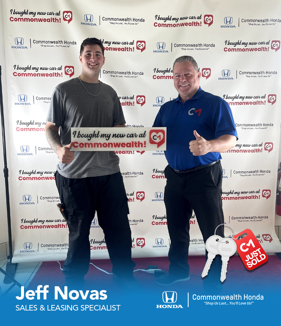 ☀️ Find your perfect ride during the Ultimate Summer Sale at Commonwealth Honda! 🚗🔥 Stop in this July and let our expert team help you upgrade in style. Big shout out to Chris &amp; Jeff for making it happen! 🙌 CommonwealthHonda.com

#Honda #SummerSale #LawrenceMA #ShopUsLast