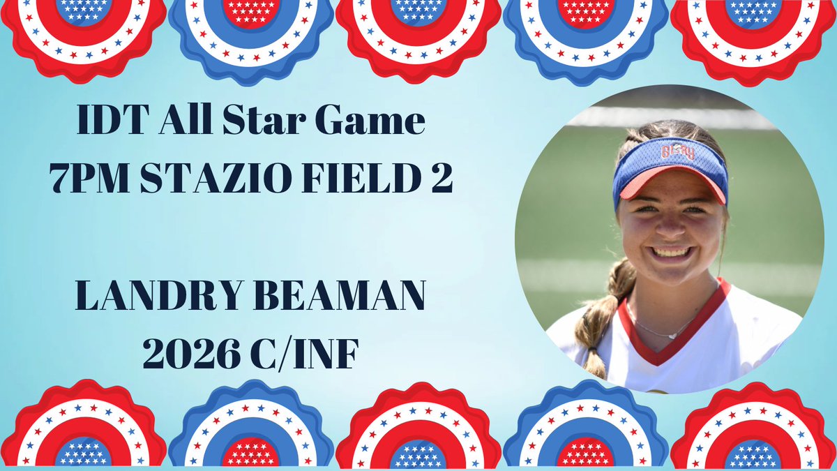 Landry Beaman (@landry_beaman) on Twitter photo Honored to be selected to play in the IDT All Stars game! Come see me play tonight at 7pm!
<a href="/TexasGlory2026/">2026 Texas Glory</a> <a href="/BrookeR2323/">Brooke Richards</a> Honored to be selected to play in the IDT All Stars game! Come see me play tonight at 7pm!
<a href="/TexasGlory2026/">2026 Texas Glory</a> <a href="/BrookeR2323/">Brooke Richards</a>