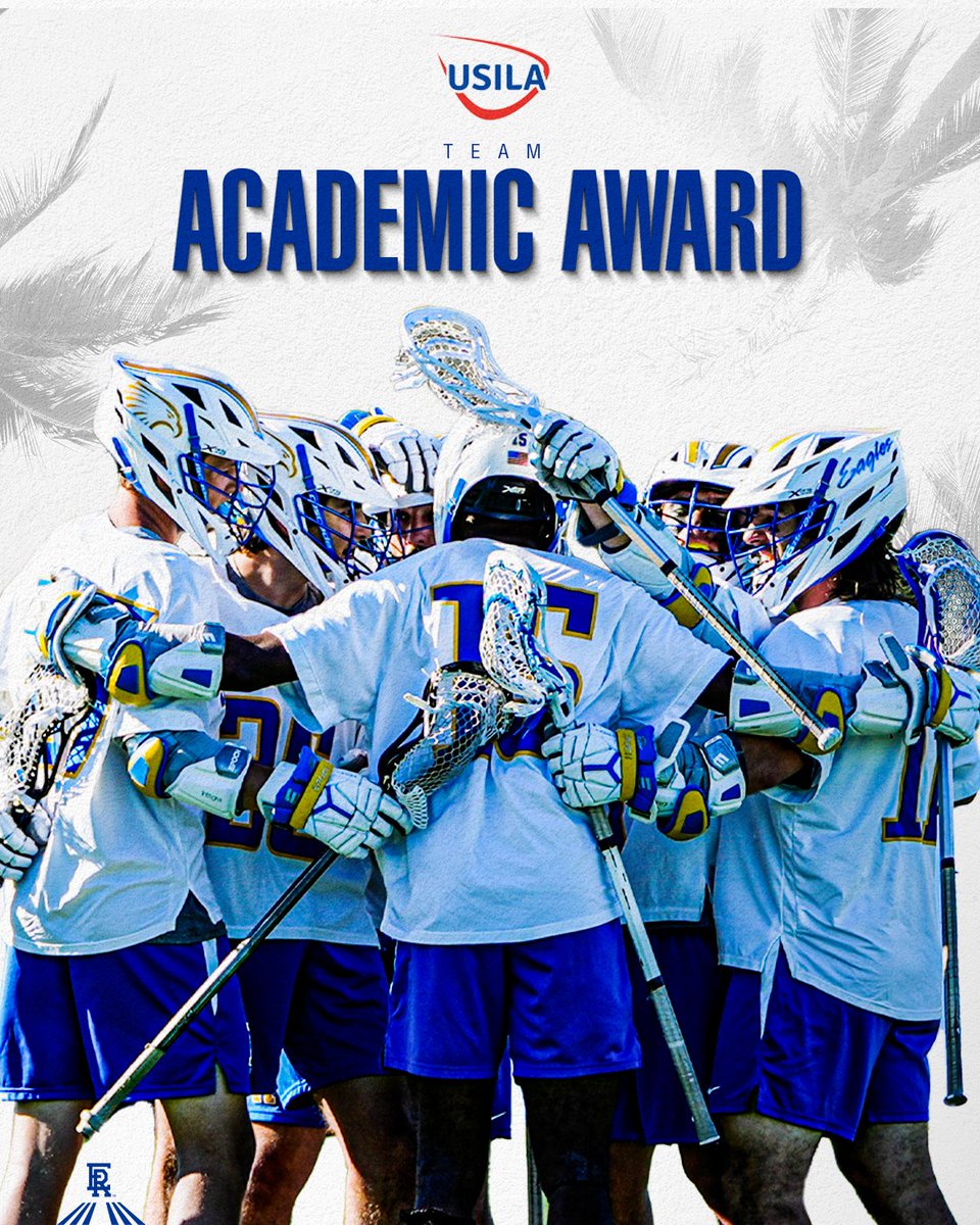Embry-Riddle Men’s Lacrosse (@eraumlax) on Twitter photo It was a true 𝙩𝙚𝙖𝙢 effort 😤
A 3.44 team GPA in the spring earns us the USILA Team Academic Award!
And congrats to Carfagna (3.60 GPA, MBA) and Hofer (3.90 GPA, MBA) on becoming just the second and third in program history to receive Scholar All-American honors!
#GoERAU It was a true 𝙩𝙚𝙖𝙢 effort 😤
A 3.44 team GPA in the spring earns us the USILA Team Academic Award!
And congrats to Carfagna (3.60 GPA, MBA) and Hofer (3.90 GPA, MBA) on becoming just the second and third in program history to receive Scholar All-American honors!
#GoERAU