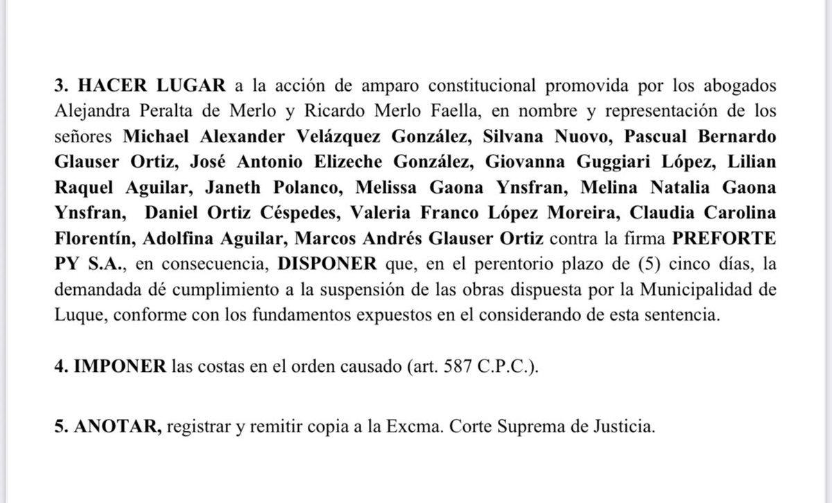 AMPARO CONTRA HORMIGONERA

La jueza del 1er Turno Greta Aquino HIZO LUGAR al Amparo Constitucional promovido por los vecinos de Zárate Isla - Luque contra la Hormigonera Preforte Py. Y dispuso un plazo de 5 días para la suspensión de actividades. Con esto se reivindica el orden