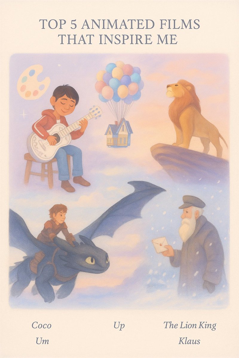 unrealkiran's tweet image. These are not just favorites.
They’re mentors in motion.
They shaped my creative eye and still do.
Which animated film changed the way you see art?
#AnimationInspiration #Top5AnimatedMovies #AnimatorJourney #Spline3D #VisualStorytelling #CreativeVibes