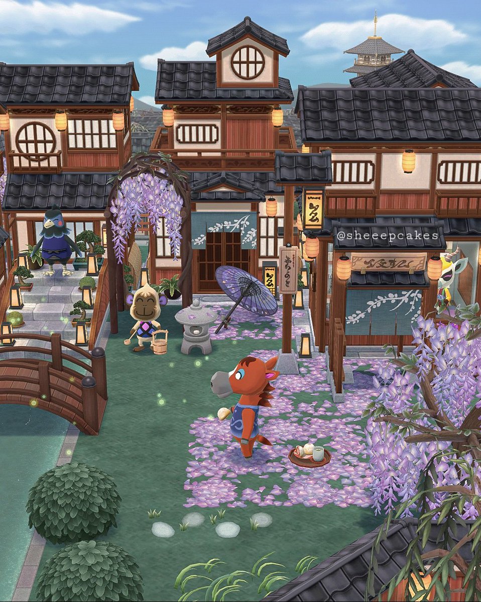 sheeepcakes's tweet photo. wisteria town 💜☔️🍙
#animalcrossing #pocketcamp #acpc #ポケ森コンプリート https://t.co/CXbTNF7ySy
