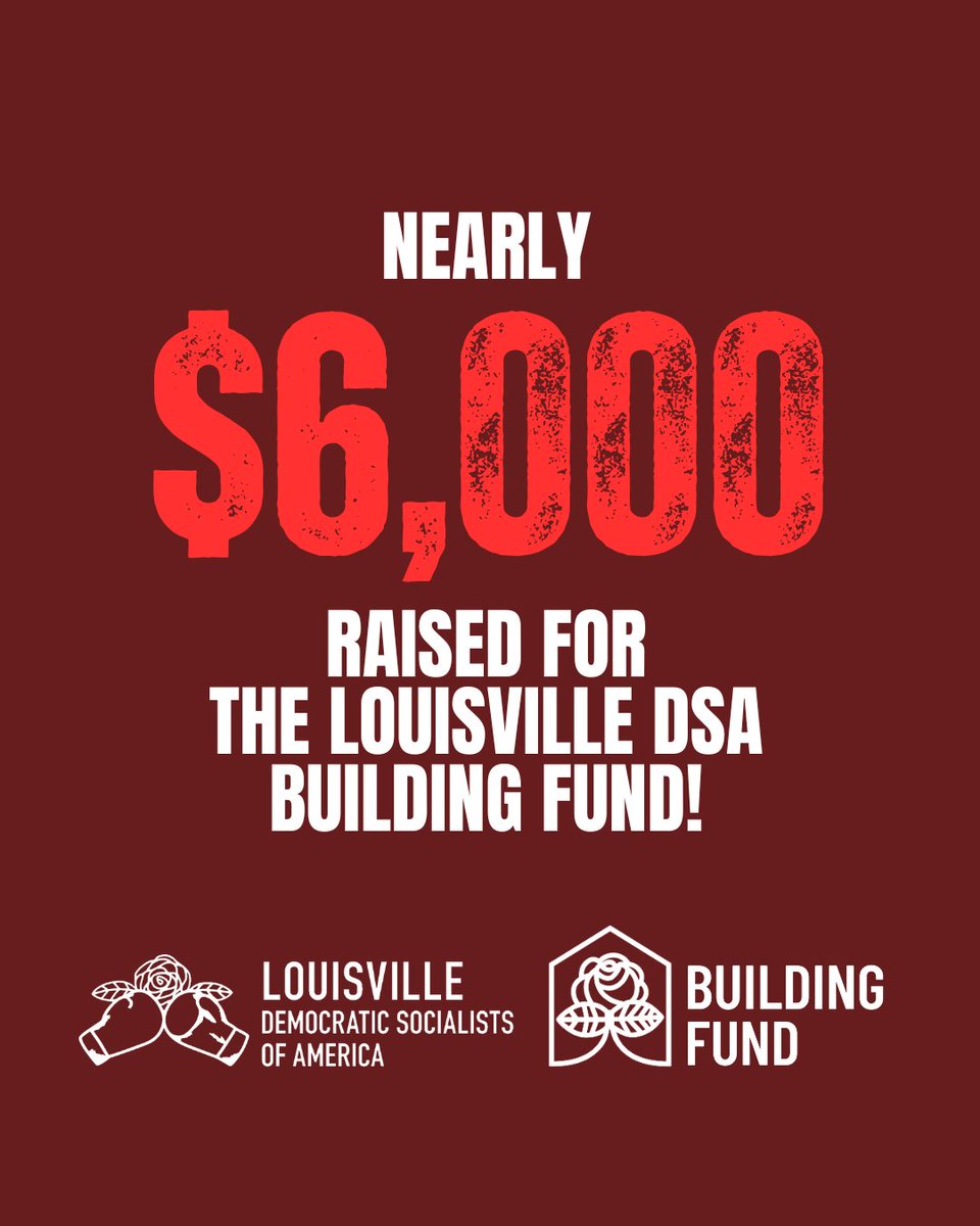 dsa_louisville's tweet image. Thank you to everyone who planned, volunteered for, donated to & attended LDSA's 2nd annual Lyman T. Johnson Dinner over the weekend!🌹We raised nearly $6,000 for our Building Fund. It really was an evening of solidarity and celebration. 🥳✊