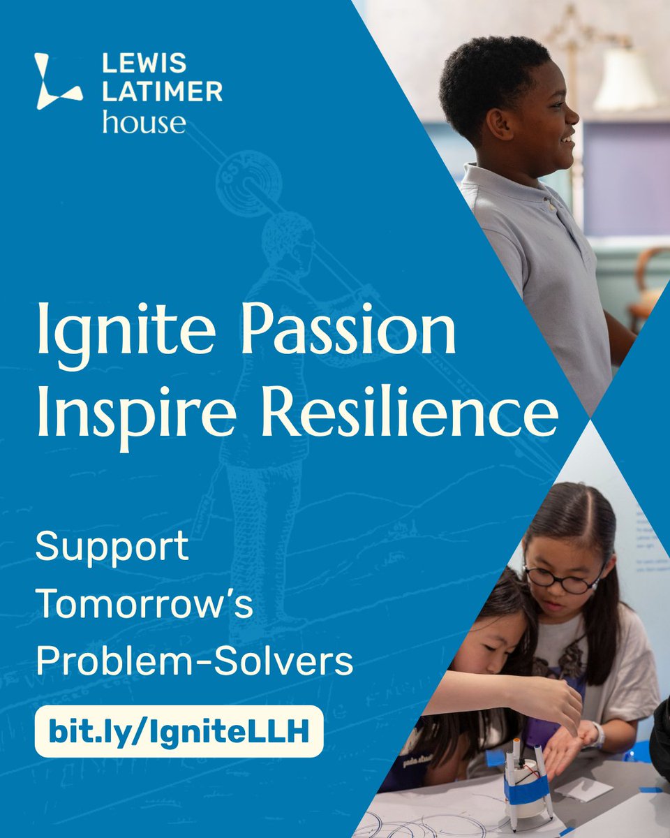 LatimerHouse's tweet image. Join us to ignite passion, inspire resilience and empower tomorrow’s problem-solvers through STEAM education 💡 Make a gift today at bit.ly/IgniteLLH to ensure that Latimer’s legacy continues to inspire generations of diverse, creative, resilient thinkers.
#Donate