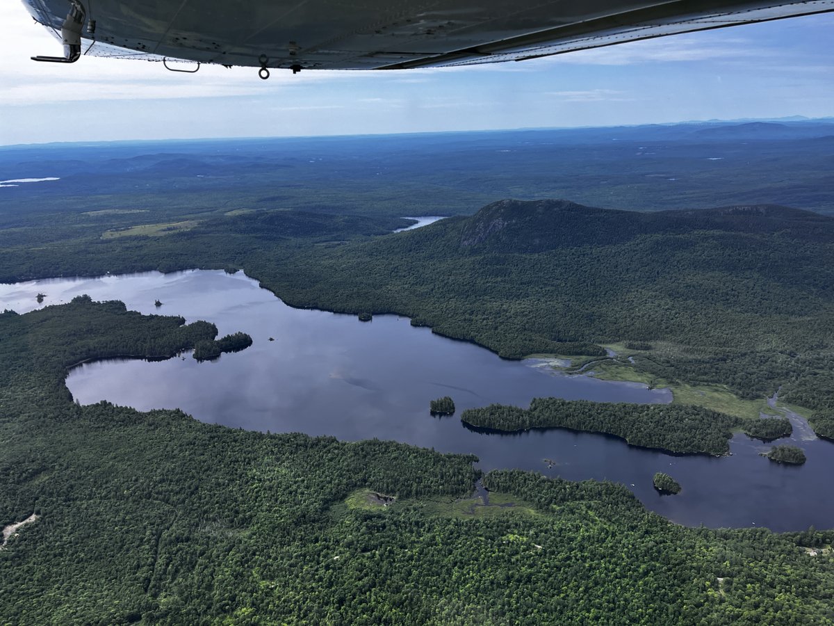 lighthawk_org's tweet image. 🛩️ Flight 36 of our #50in50Challenge flew over Maine’s legendary 100-Mile Wilderness.

With @Appalachian_Trail, we gathered aerial video to help monitor corridor conditions—saving time, resources &amp;amp; supporting long-term trail stewardship.

#LightHawk #ConservationInFlight #ATC