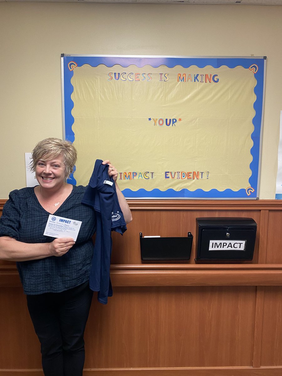 Third Avenue's June Impact winner was Rebecca Byra. Rebecca is their Business Office manager and was nominated by one of her CO-workers for being willing to help out in all Departments with whatever she can. Congratulations!