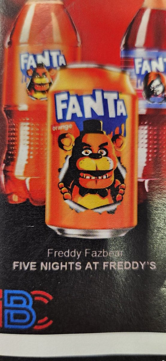 POKEMONkillerrr's tweet image. Just found this. I guess we're getting Fanta Freddy #FNAF #FREDDY #FANTA #LILCAN