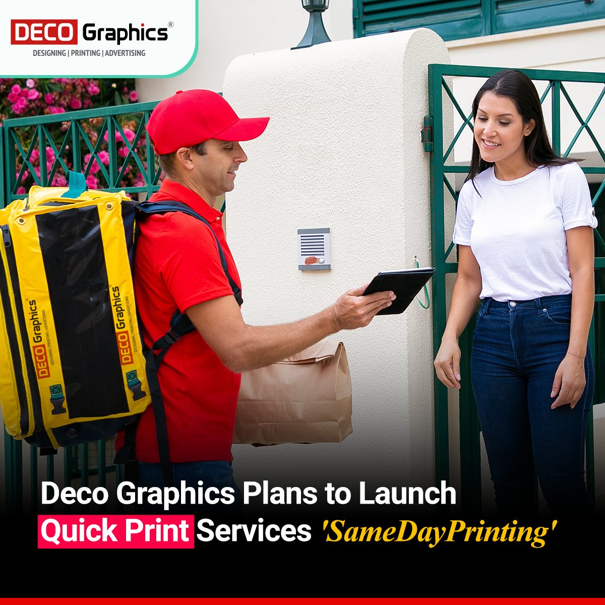 decographicss's tweet image. Quick Print—Same Day Printing by Deco Graphics!
At Deco Graphics, we believe that great printing should never keep you waiting. That’s why we’re excited to introduce Quick Print – our upcoming lightning-fast printing solution designed for today’s fast-paced world.
#QuickPrint