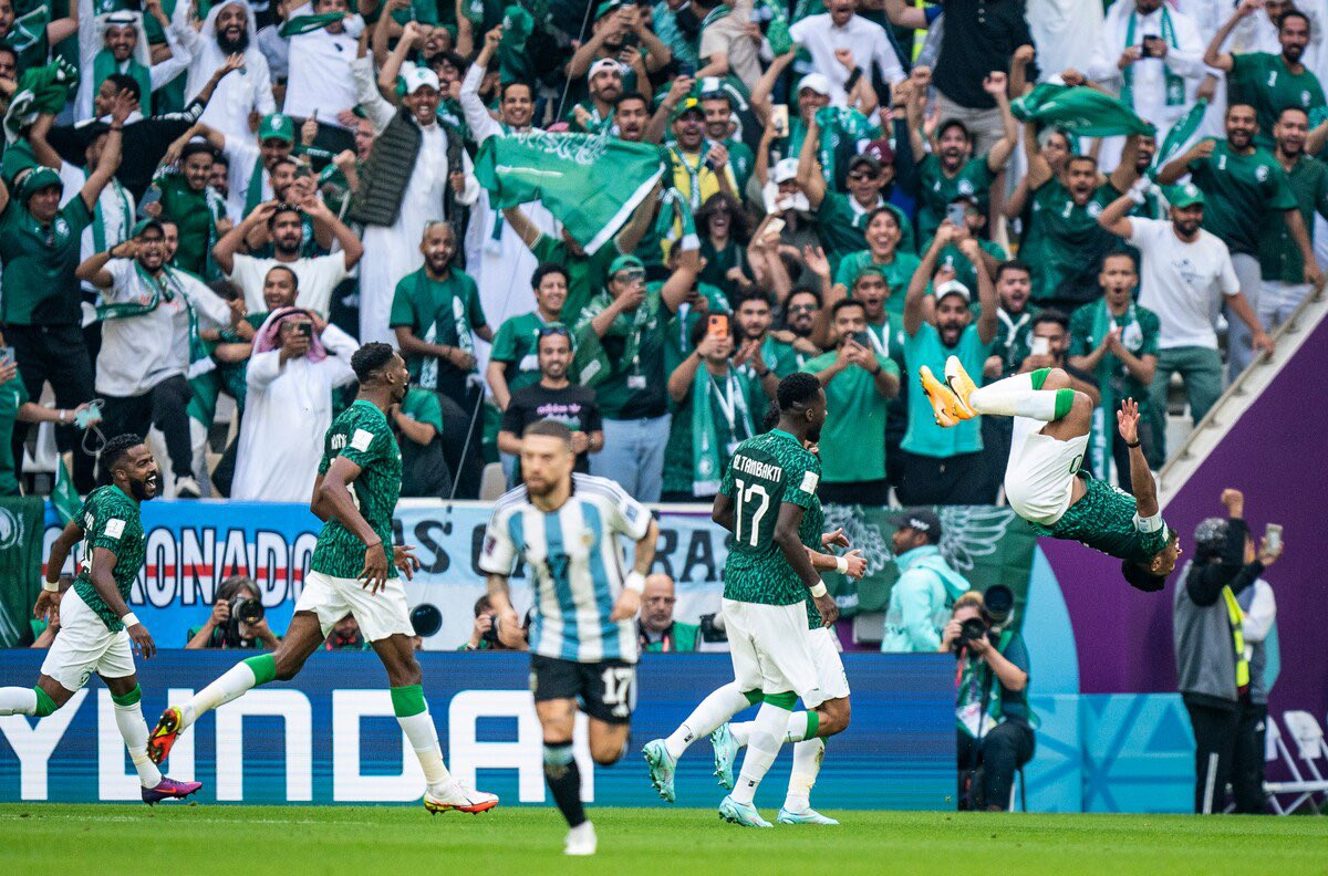 “Alhilal Stuns Manchester City”

“Saudi Arabia Shocks Argentina”

🇸🇦🇸🇦💪🏼💪🏼