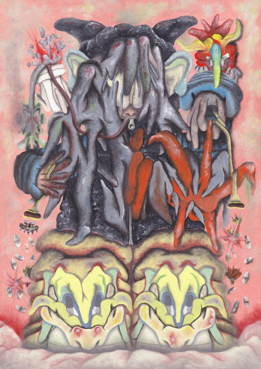 alexcclayton's tweet image. &apos;advent&apos; oil painting (102021)