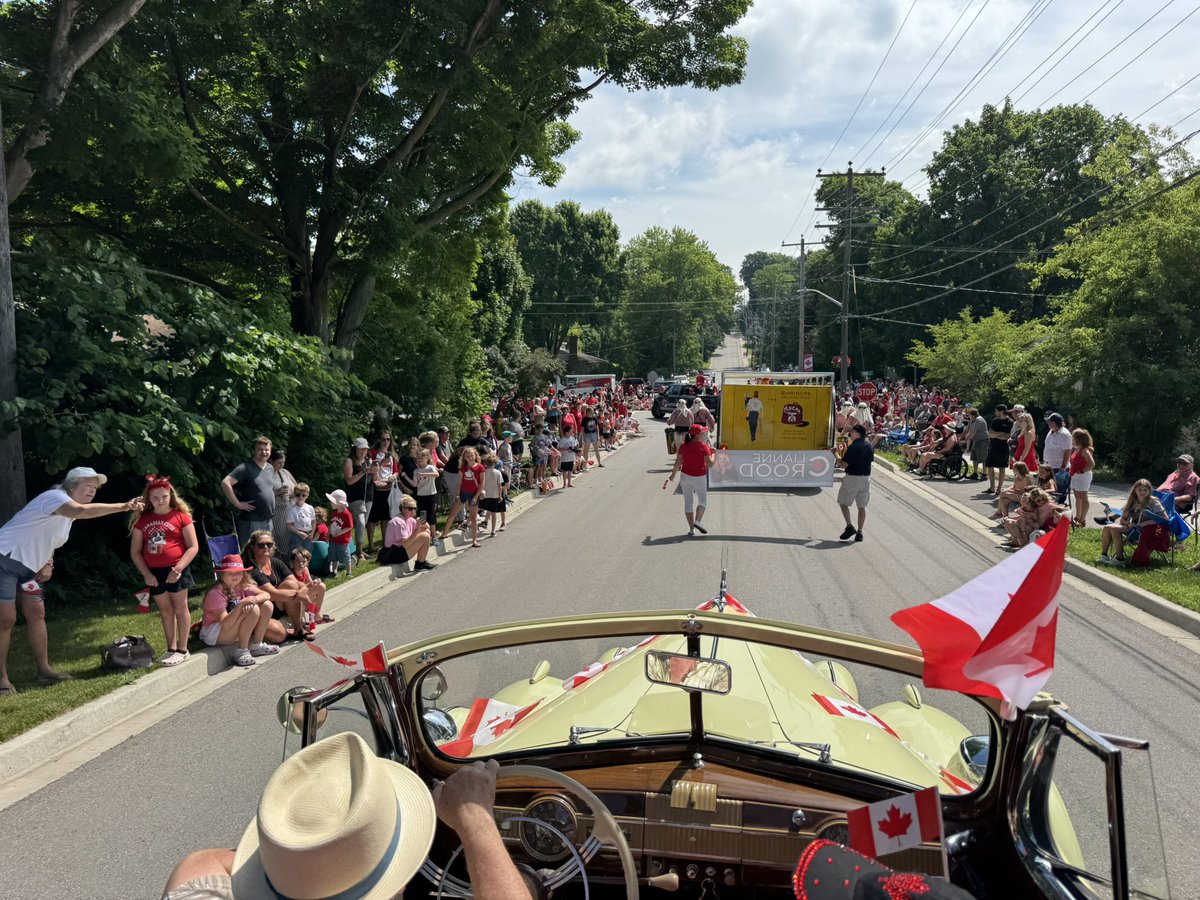 Lianne_Rood's tweet image. What an incredible Canada Day in Delaware for the Del-Ko-Brydge Canada Day Parade and festivities! 🇨🇦
From the flags flying high to the proud, patriotic spirit of our community, it was an honour to celebrate with all of you.
Was also great to have Delaware local and Olympic…