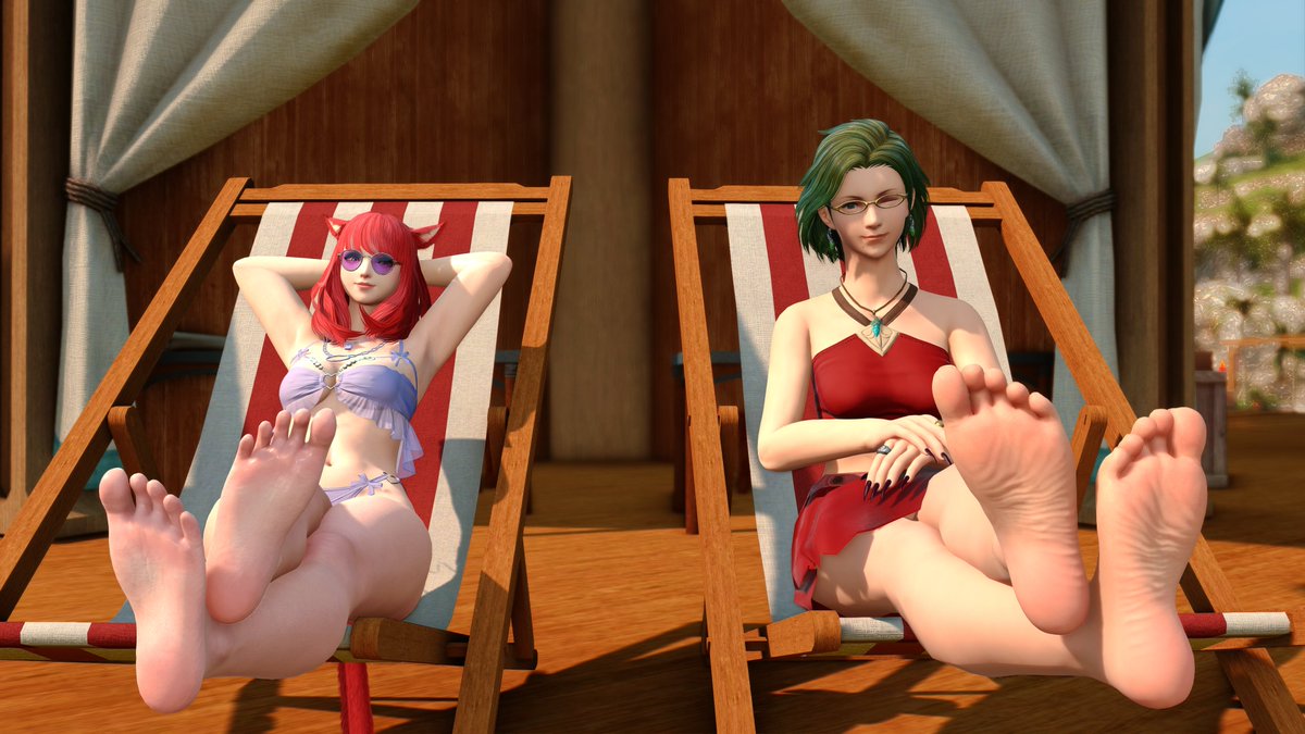 Shouko (@eepyshouko) on Twitter photo Shouko and <a href="/ABlackburnFFXIV/">Astrid Blackburn</a> are enjoying another lovely day at the beach
And you seem to be enjoying the show too~
#ffxivfeet #ffxivlewd #ffxivnsfw Shouko and <a href="/ABlackburnFFXIV/">Astrid Blackburn</a> are enjoying another lovely day at the beach
And you seem to be enjoying the show too~
#ffxivfeet #ffxivlewd #ffxivnsfw