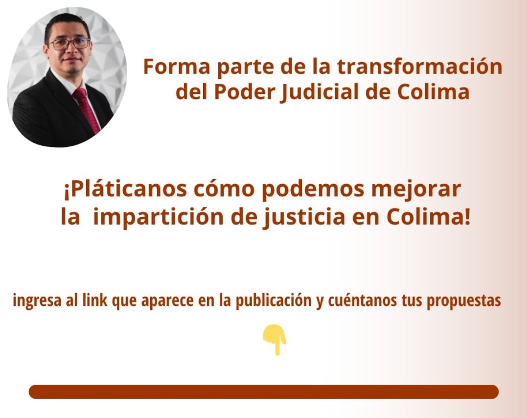 robertort1978's tweet image. Te invito a #participar durante los meses de #julio y #agosto en este ejercicio para que juntas y juntos detectemos y atendamos las áreas de oportunidad que tiene la Institución.

Ingresa al #Link, en el que podrás contarnos tus sugerencias

👉🏻 forms.gle/byHHyXocL1yAAX…