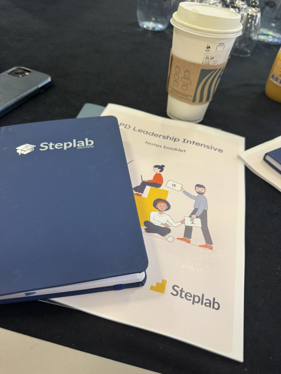 Really great day at Steplab’s PD Leadership Intensive training! So many reflections to take away and fantastically structured day!