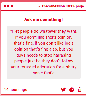 Execonfession's tweet photo. i think these ones go together,
Confession N°50 https://t.co/4fAjoumvjr