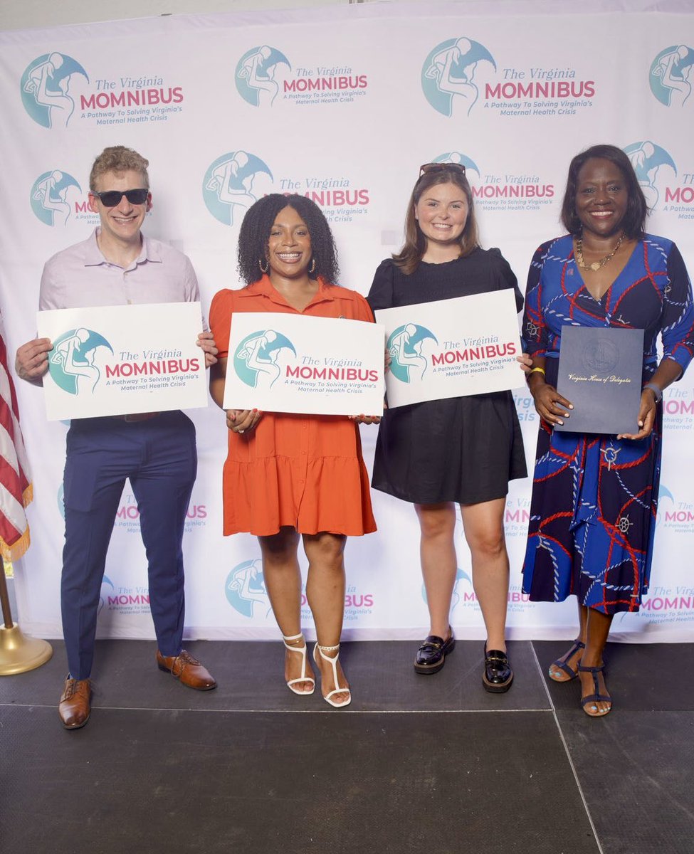 destinyforva's tweet image. Starting today, the 2025 Virginia Momnibus is law! Led by VA Democrats, this historic package advances maternal health & centers Black women and underserved communities.
Proud of this progress—and we’re not done yet 💙
#VAMomnibus #MaternalHealthMatters