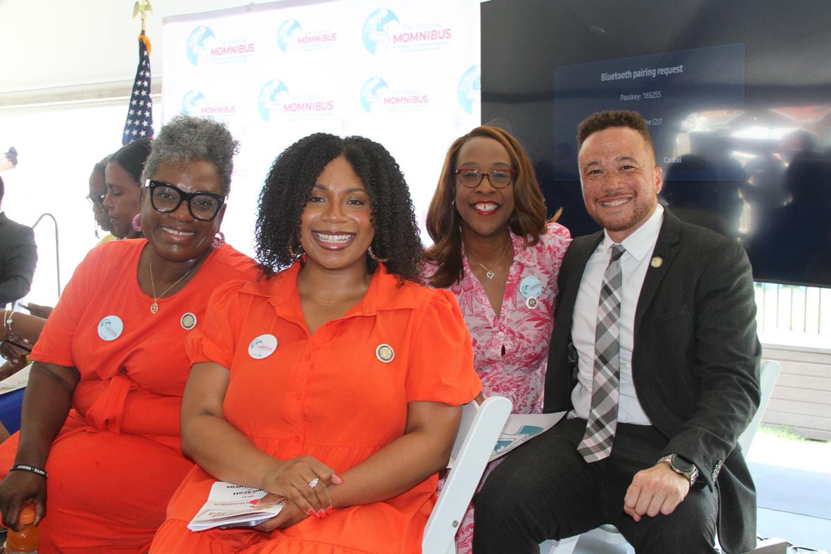 destinyforva's tweet image. Starting today, the 2025 Virginia Momnibus is law! Led by VA Democrats, this historic package advances maternal health & centers Black women and underserved communities.
Proud of this progress—and we’re not done yet 💙
#VAMomnibus #MaternalHealthMatters