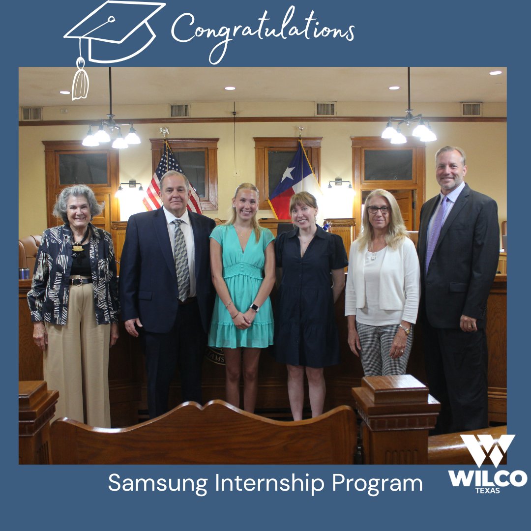 Williamson County (@wilcotxgov) on Twitter photo The Commissioners Court heard an update from Comm. Boles on the Samsung Internship Program. This is the fourth year of the program which was part of the County's agreement with <a href="/SamsungAustin/">Samsung Austin Semiconductor</a>. 1/2 The Commissioners Court heard an update from Comm. Boles on the Samsung Internship Program. This is the fourth year of the program which was part of the County's agreement with <a href="/SamsungAustin/">Samsung Austin Semiconductor</a>. 1/2