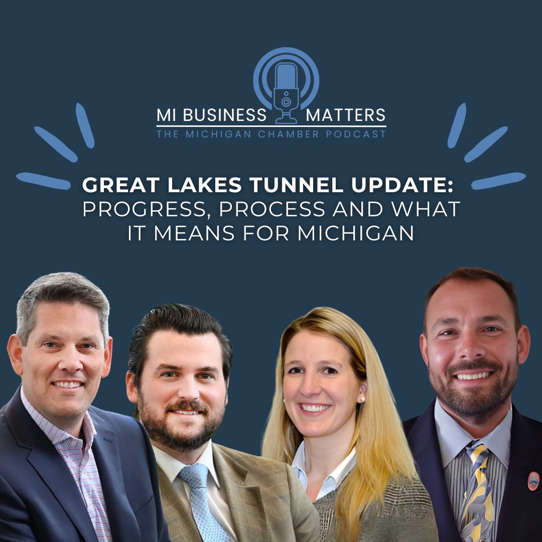 Last week, we dove into one of Michigan’s biggest infrastructure projects — the Great Lakes Tunnel. 

🎧 Hear more on <a href="/MiBizMatters/">Mi Business Matters</a> with guests from <a href="/Enbridge/">Enbridge</a> and the Upper Peninsula Construction Council 👉bit.ly/46cq8jR