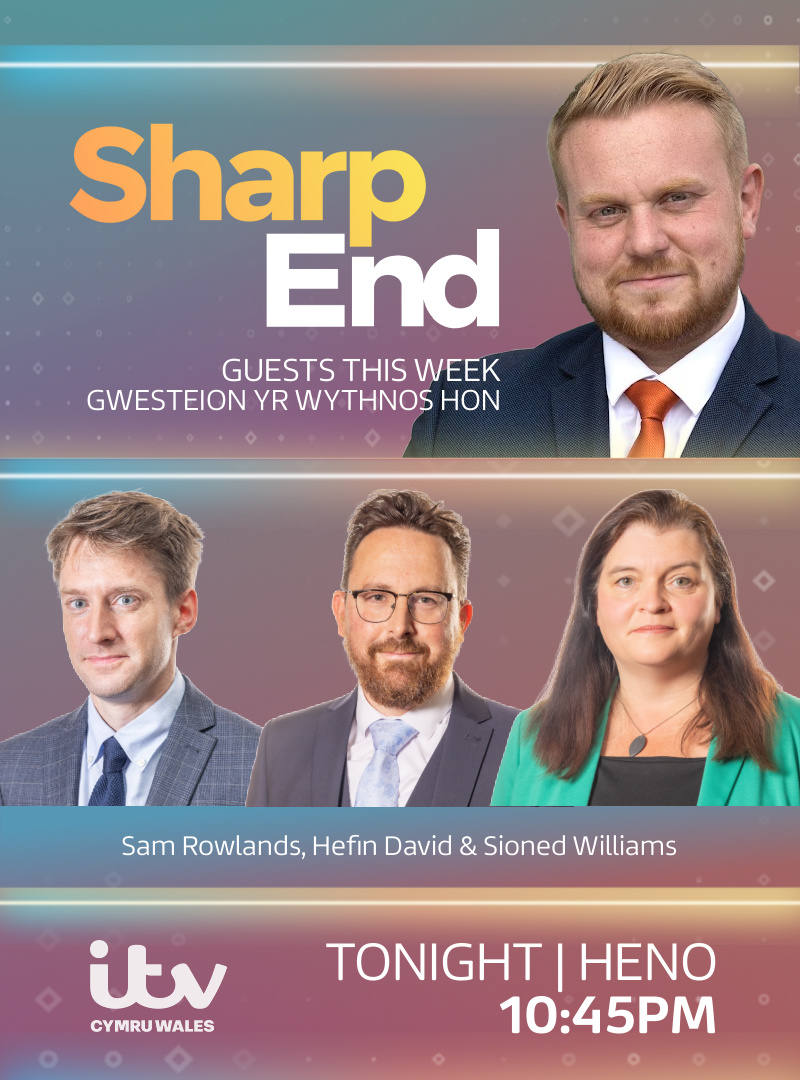 SharpEndITV's tweet image. Tonight:

🌹An 11th hour U-turn on Labour&apos;s welfare reform - our panel react @SamRowlands_ @hef4caerphilly @Sioned_W 

🏖️ Is Wales&apos; tourism tax a good idea? There&apos;s plenty to discuss with @mrrobosborne 

📺 10:45pm, @ITVCymruWales