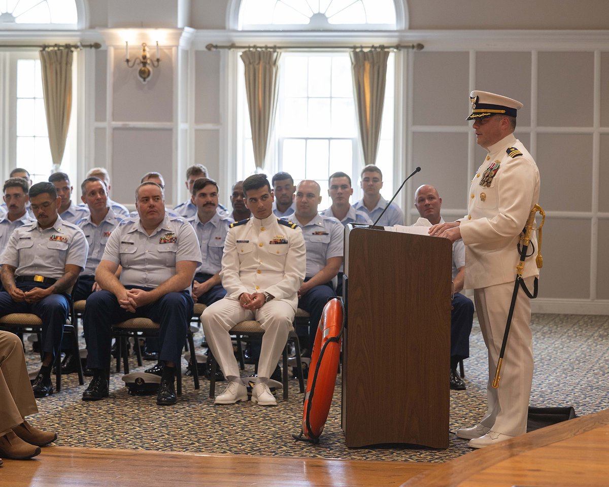 U.S. Coast Guard Cutter (USCGC) Diligence (WMEC 616) held a change of command ceremony July 1 at the Mustin Beach Club onboard Naval Air Station (NAS) Pensacola, the ship's home port. During the ceremony, Cmdr. Nolan Cain turned over command of the ship to Cmdr. Colin McKee.