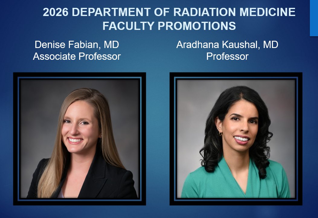 UK RadOnc (@radoncuk) on Twitter photo Congratulations Dr. Denise Fabian and Dr. Aradhana Kaushal on your promotions! 🩺
<a href="/Deniskafab/">Denise Fabian</a> <a href="/DrAradhanaK/">Aradhana Kaushal</a> Congratulations Dr. Denise Fabian and Dr. Aradhana Kaushal on your promotions! 🩺
<a href="/Deniskafab/">Denise Fabian</a> <a href="/DrAradhanaK/">Aradhana Kaushal</a>