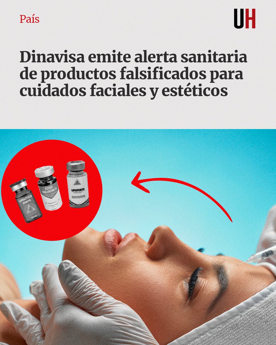 Dinavisa alerta sobre productos estéticos falsificados que se comercializan bajo la denominación Lakonic Esthetic Lab. Los productos no están registrados y representan un riesgo grave para la salud de los consumidores.
