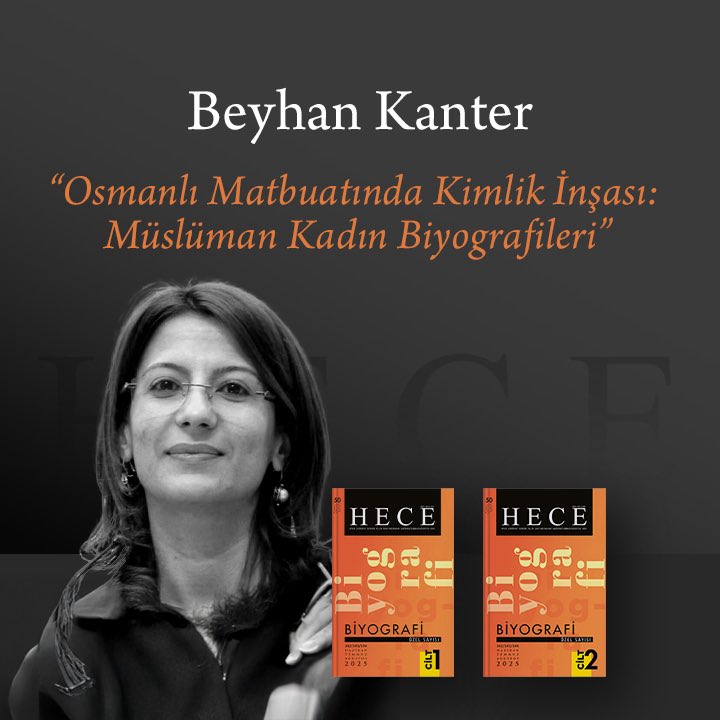 HECE (@hecedergisi) on Twitter photo 🔶 Beyhan Kanter
📙 “Osmanlı Matbuatında Kimlik İnşası: Müslüman Kadın Biyografileri” adlı yazısıyla
🟠 Hece Biyografi Özel Sayısı’nda.
<a href="/BeyhanKanter/">Beyhan Kanter</a> 🔶 Beyhan Kanter
📙 “Osmanlı Matbuatında Kimlik İnşası: Müslüman Kadın Biyografileri” adlı yazısıyla
🟠 Hece Biyografi Özel Sayısı’nda.
<a href="/BeyhanKanter/">Beyhan Kanter</a>