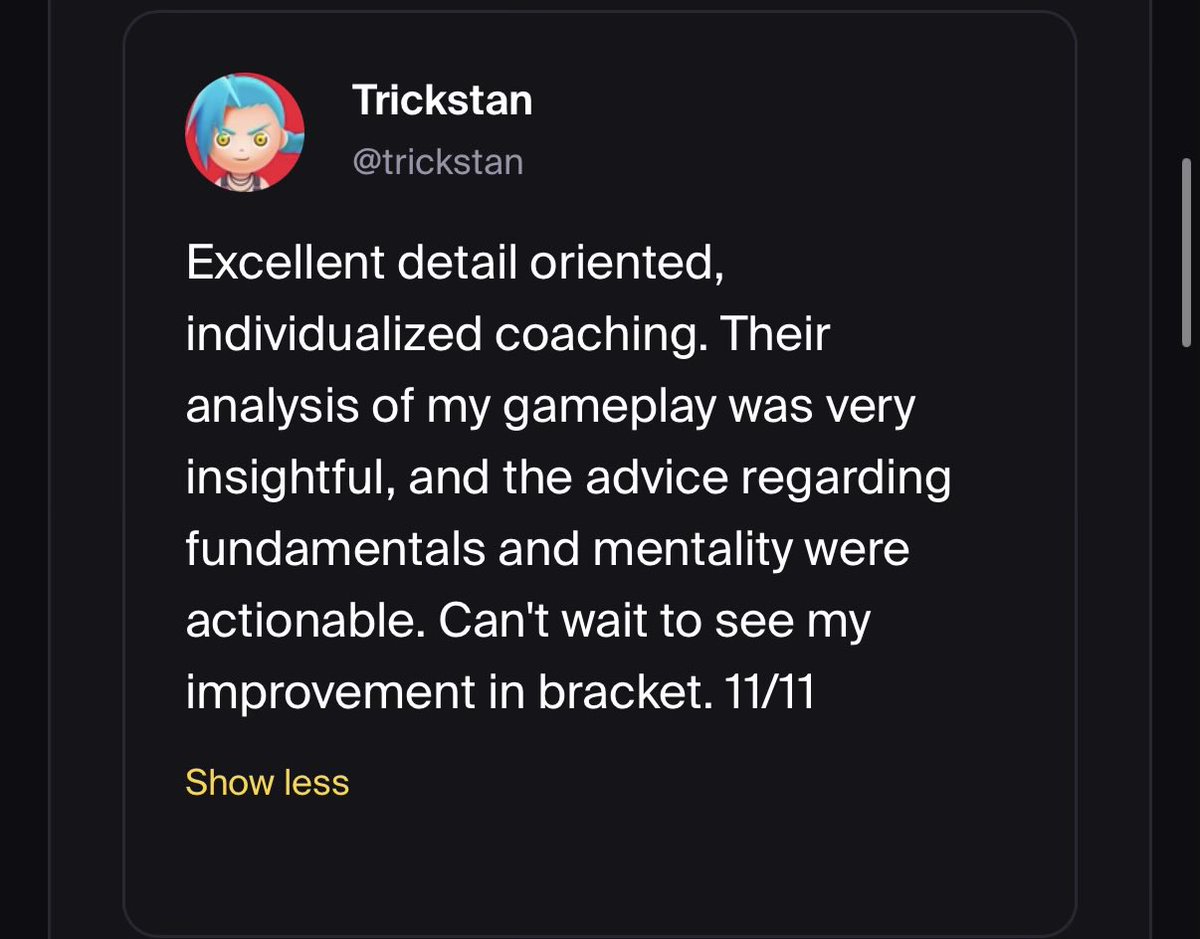 Brand new month. Brand new you. 
Take **30% off** all my coaching sessions, but ONLY for the next 24 hours! 
See what players across the globe have to say about my sessions. 
Links below in the comments ⬇️
