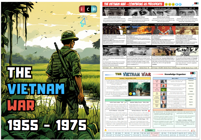 icHistory's tweet image. I'm in the process of updating Vietnam War resources - these summaries are useful for higher level KS4 + KS5 #historyteacher #histedchatie #jchist👇👇👇
ichistory.com/new-free.html