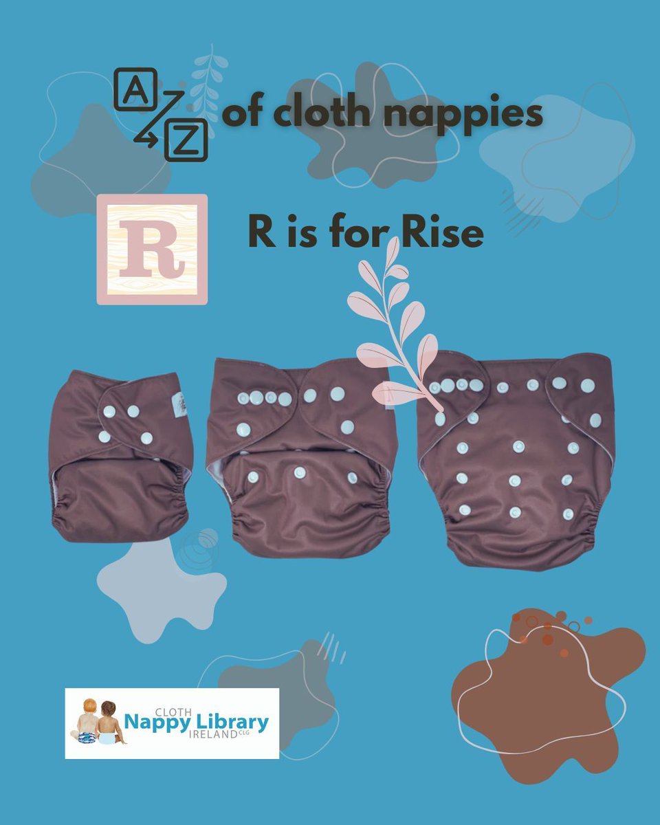 🍼 A–Z of Cloth Nappies: R is for… RISE! 🌱

🔹 Usually found on birth to potty nappies
🔹 Adjusting the snaps changes the length of the nappy to fit different ages
🔹 Helps get a better fit around the legs to prevent leaks
🔹 Saves you €€ because nappy can grow with your baby