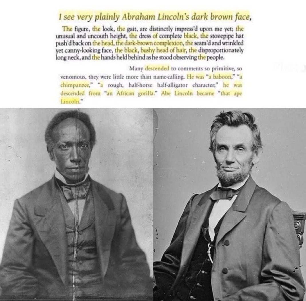 The real Abraham Lincoln. He was a melanated man, he was not a Caucasian or a “white passing melungeon”. His half brother Jefferson Davis also was a melanated man