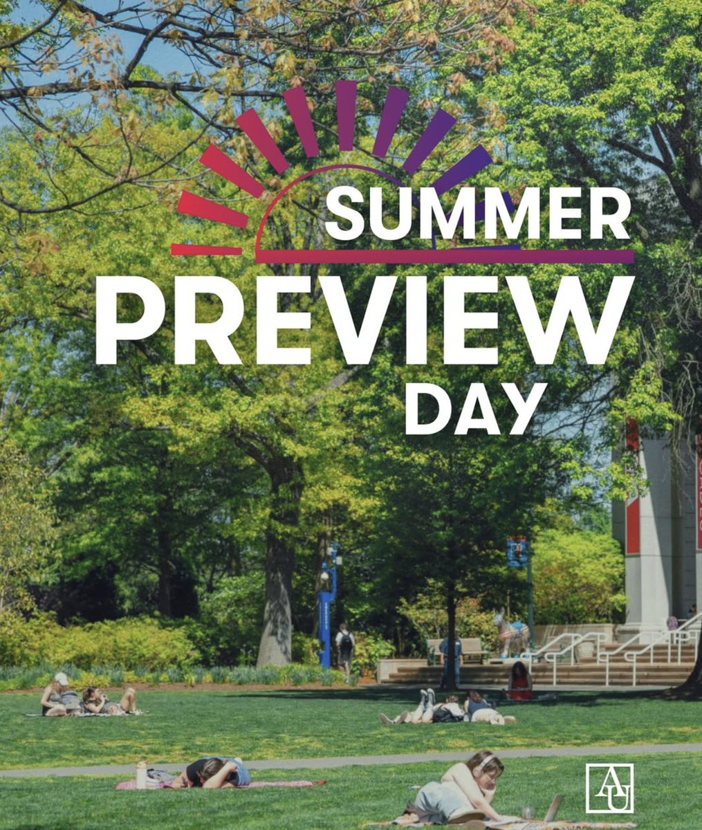 Summer Preview Day at AU is back on August 2!

Whether you're just starting your college search or you're already set on being a future Eagle, get a taste of life on our Washington, DC campus during this #AUPreview.

There are so many new, exciting changes to discover at AU that