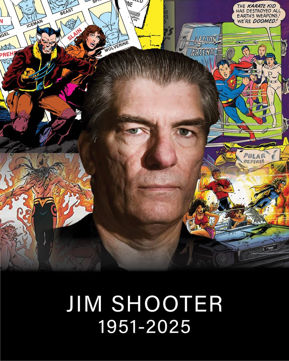 ComicConRvltn's tweet image. Everyone here at CCR HQ is saddened to hear about the passing of industry legend Jim Shooter.