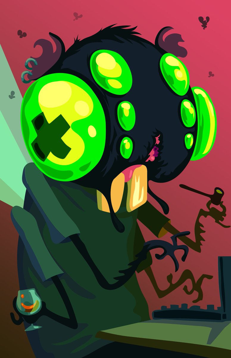 your daily dose of original $FLIES art 🪰🪰

"VERMIN MUTANT CRYPTO DEGENERATIO" by <a href="/rata_yonqui/">ɐʇɐɹ🏴‍☠️</a> 🔥