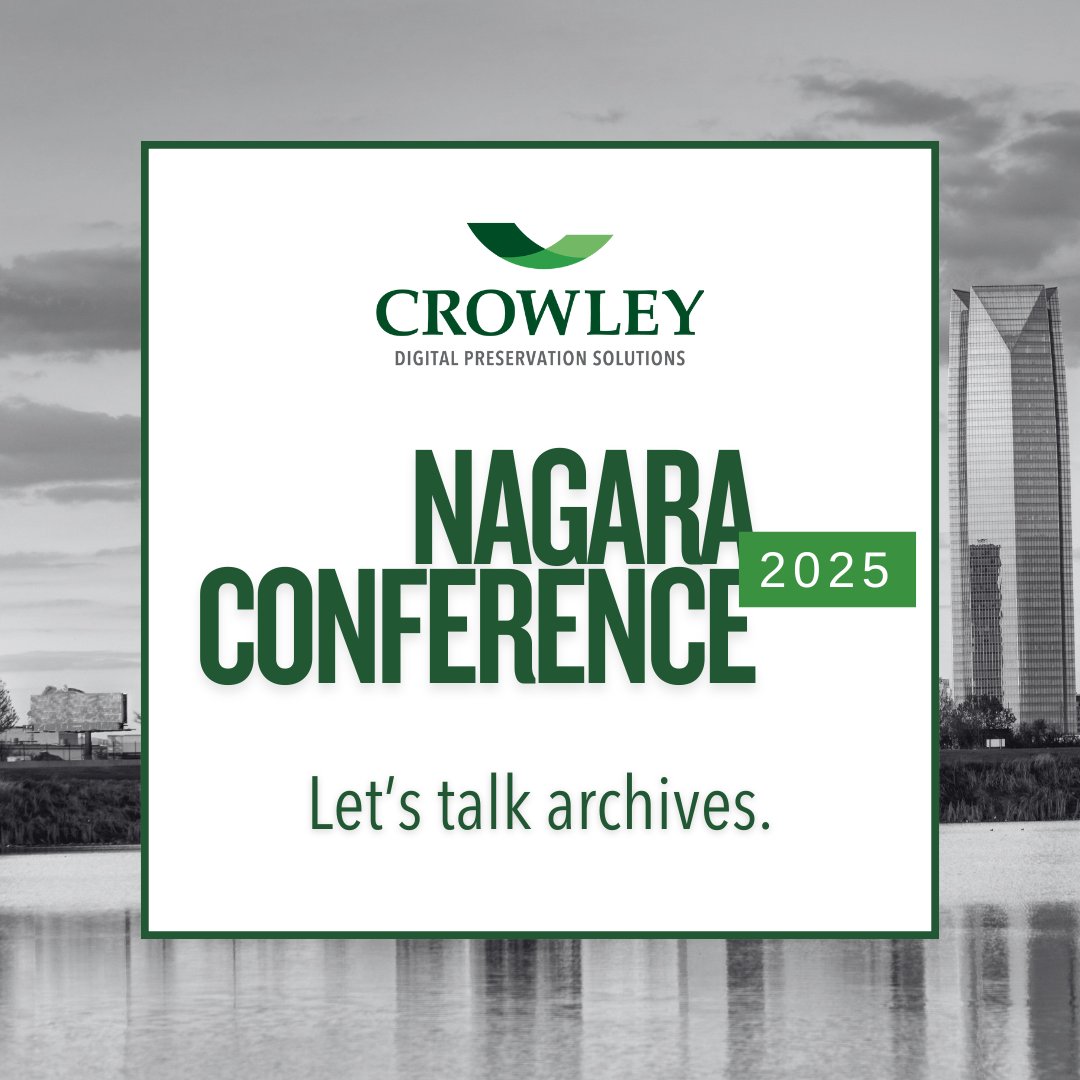 We’re headed to #NAGARA2025 in OKC!

📍 July 16–17
🎞️ See the MACH Mini Film Scanner in action
📂 Learn how our digitization services bureau can support your next project

Let’s talk about preserving vital records. See you there!
#TheCrowleyCompany #Archives #Digitization