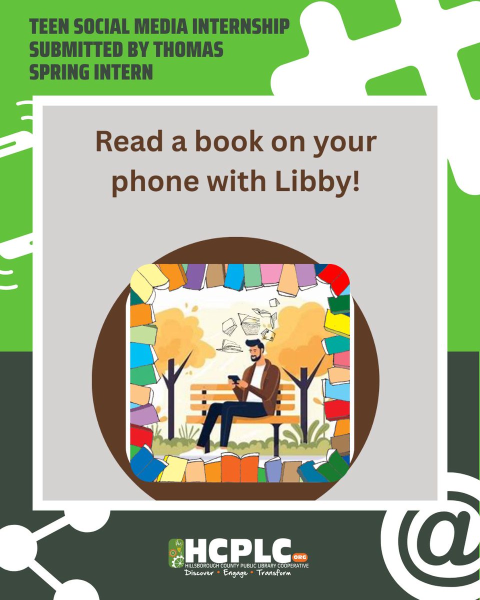 Borrow eBooks, audiobooks, and magazines on your devices with Libby for a great reading experience.

Check out this post from Thomas, one of our Social Media Interns, highlighting this valuable resource.

Visit HCPLC.org/eBooks to get started.