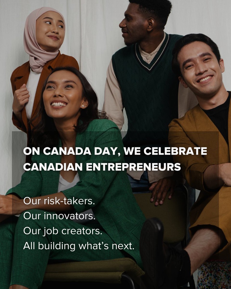 This Canada Day, we’re highlighting possibility.

Entrepreneurs across the nation are shaping the future with bold ideas, inclusive leadership, and relentless drive.

Here’s to the people building a better Canada, one business at a time.