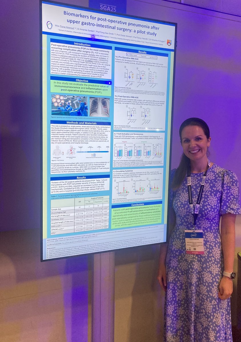 Fiona Howroyd (@fihowroyd) on Twitter photo Great first day at the Intensive Care Society conference. Thank you to <a href="/ICS_updates/">Intensive Care Society 💙</a> #SOA25 for the opportunity to share our pilot study investigating biomarkers for post operative pneumonia 🫁👩🏻🔬 <a href="/UHBTherapy/">UHB Therapy Services</a> <a href="/UHBCriticalCare/">UHB Critical Care and Outreach</a> <a href="/Duggal_UoB/">Niharika Duggal</a> <a href="/Neuro_Dr_Brum/">Neuroscience_brum</a> <a href="/UoBinfectionsch/">UoB School of Infection, Inflammation & Immunology</a> Great first day at the Intensive Care Society conference. Thank you to <a href="/ICS_updates/">Intensive Care Society 💙</a> #SOA25 for the opportunity to share our pilot study investigating biomarkers for post operative pneumonia 🫁👩🏻🔬 <a href="/UHBTherapy/">UHB Therapy Services</a> <a href="/UHBCriticalCare/">UHB Critical Care and Outreach</a> <a href="/Duggal_UoB/">Niharika Duggal</a> <a href="/Neuro_Dr_Brum/">Neuroscience_brum</a> <a href="/UoBinfectionsch/">UoB School of Infection, Inflammation & Immunology</a>