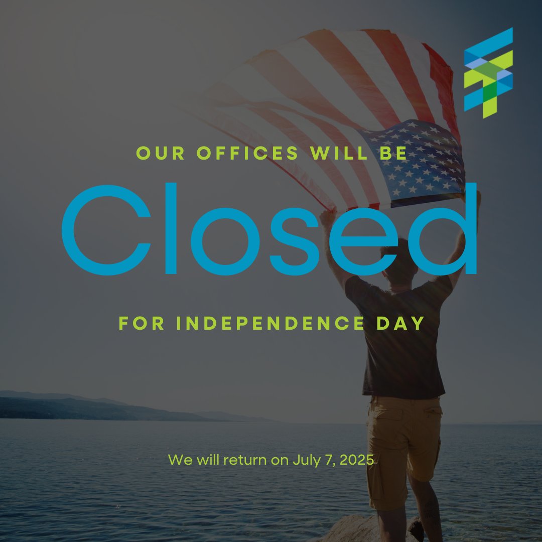 Please Note: All #Sharetec offices will be closed on Friday, July 4th in observance of Independence Day.

#HolidayClosings #4thOfJuly #IndependenceDay