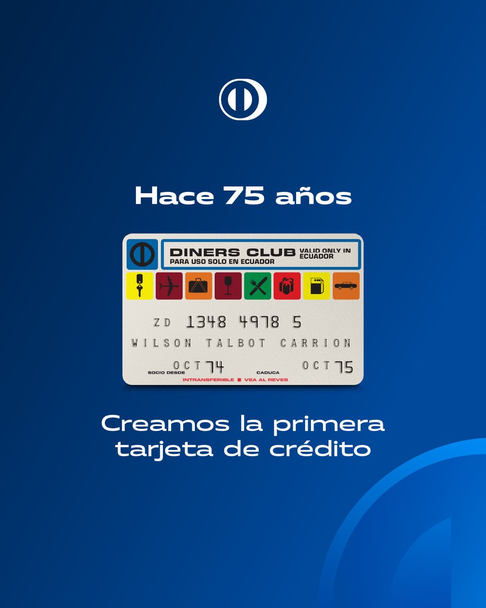 Diners Club cumple 75 años en el mundo. Gracias a nuestros Socios por ser  parte de esta historia. #DinersClubEcuador #DinersClub75Años  #PrimerosEnTuMundo, image size:960x1200