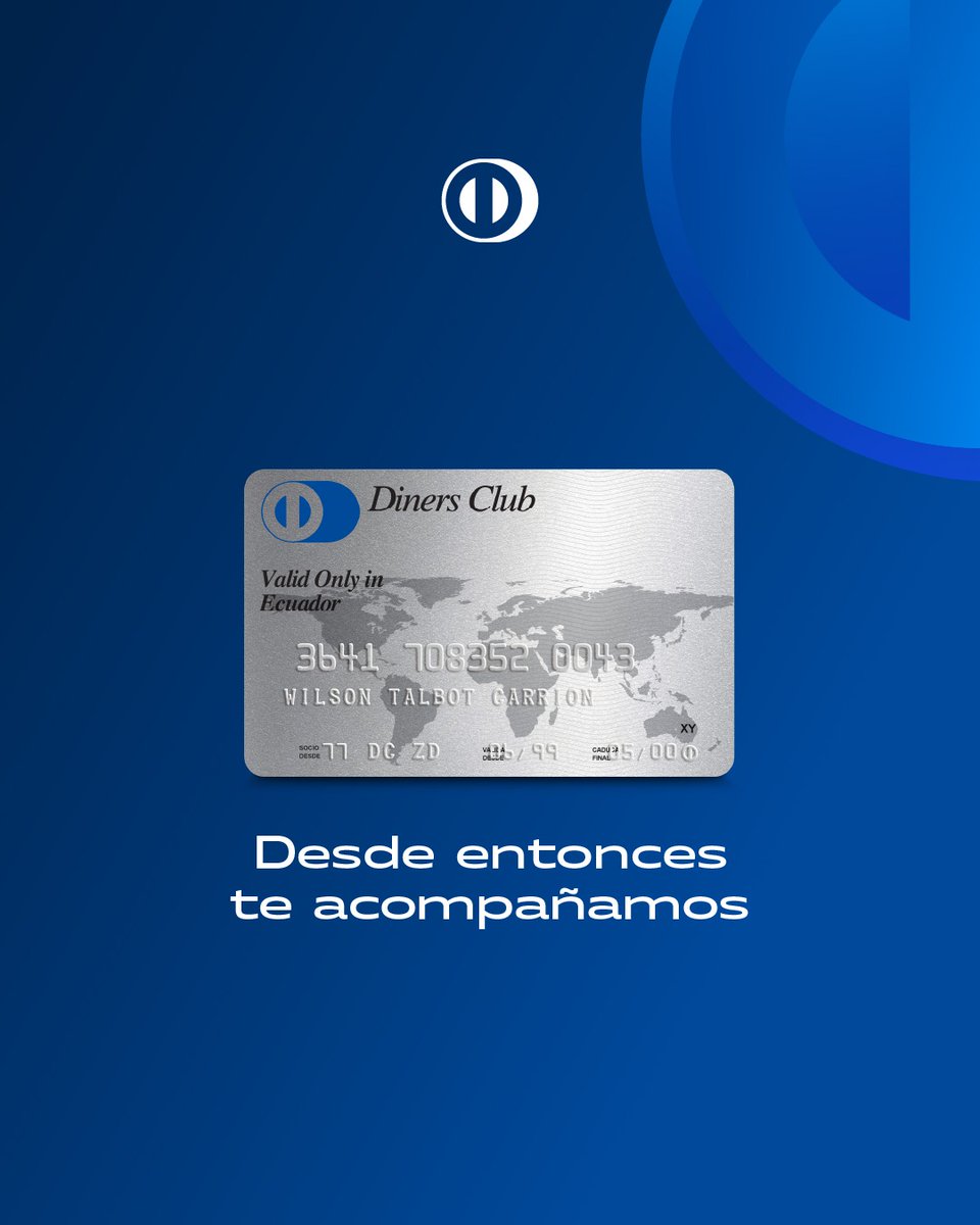 Diners Club cumple 75 años en el mundo. Gracias a nuestros Socios por ser  parte de esta historia. #DinersClubEcuador #DinersClub75Años  #PrimerosEnTuMundo, image size:960x1200