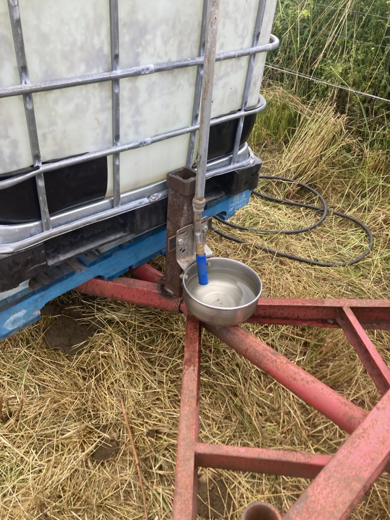 Aaron (@aaron_bowman_) on Twitter photo Made a second mobile waterer this year. Made some modifications from our original design. Like having the storage option to ensure they can’t over drink the supply.  Most of this was made on a budget with metal and old wagon we had lying around. Tank wheels princess auto find Made a second mobile waterer this year. Made some modifications from our original design. Like having the storage option to ensure they can’t over drink the supply.  Most of this was made on a budget with metal and old wagon we had lying around. Tank wheels princess auto find